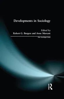 Book cover Developments in Sociology