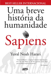 Book cover Sapiens Uma Breve HistÃ³ria da Humanidade
