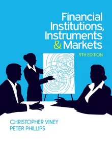 Book cover Financial institutions, instruments and markets