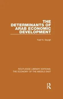 Book cover The Determinants of Arab Economic Development