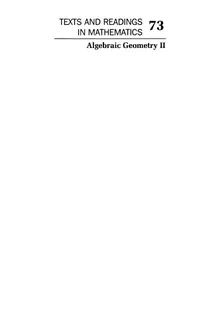 Algebraic geometry II by Mumford, David; Oda, Tadao - Z-Library