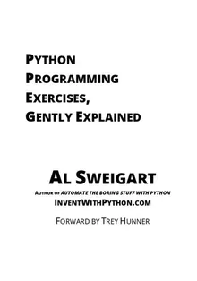 Book cover Python Programming Exercises, Gently Explained