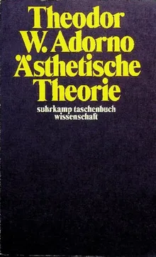 Book cover Ã„sthetische Theorie